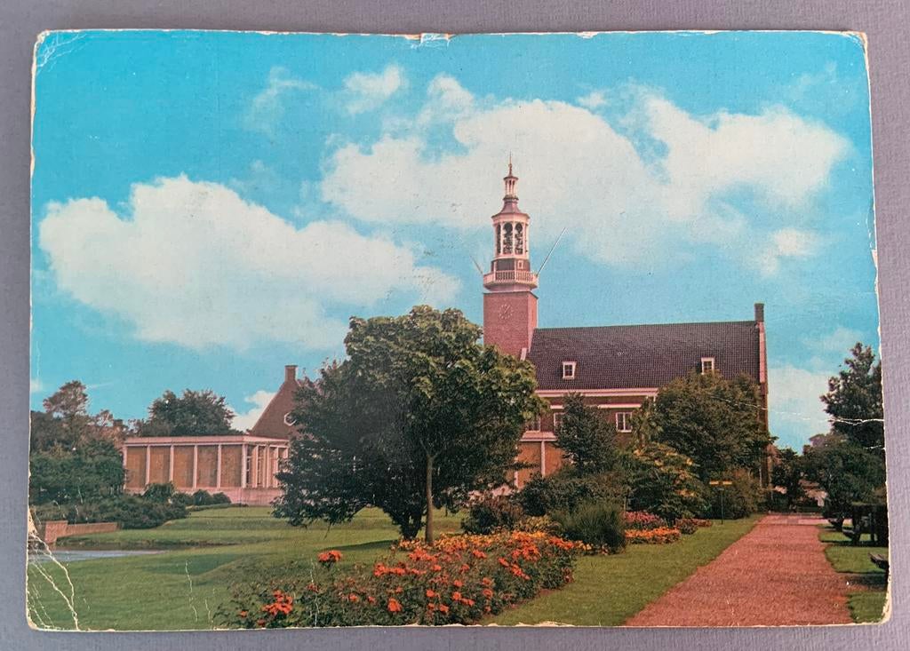 Hoogeveen, Gemeentehuis, Verzenden, 1940 tot 1960, Gelopen, Drenthe