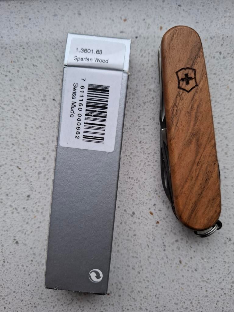 Victorinox Spartan Wood mes zakmes, Ophalen of Verzenden, Nieuw