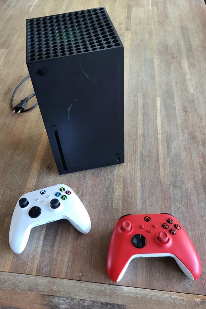 Xbox Series X met 2 controllers, Spelcomputers en Games, Spelcomputers | Xbox Series X en S, Ophalen of Verzenden, Gebruikt, Xbox Series X