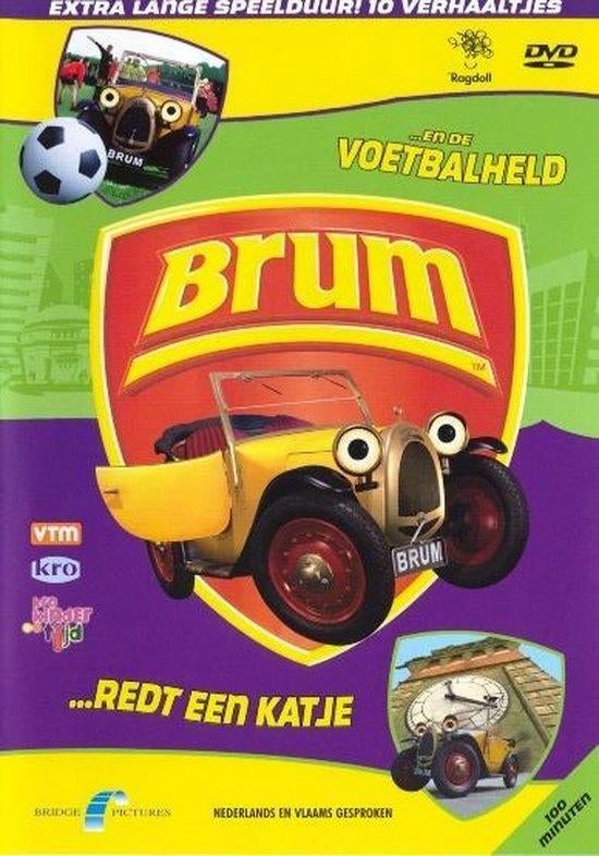 2-DVD Brum - ...En De Voetbalheld/...Redt Een Katje, Avontuur, Alle leeftijden, Ophalen of Verzenden, Zo goed als nieuw