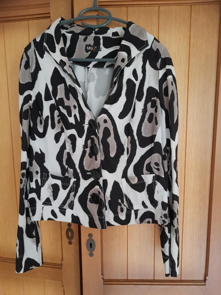 Blazer jasje van Moq maat 42 travelstof ., Verzenden, Maat 42/44 (L), Moq, Zo goed als nieuw