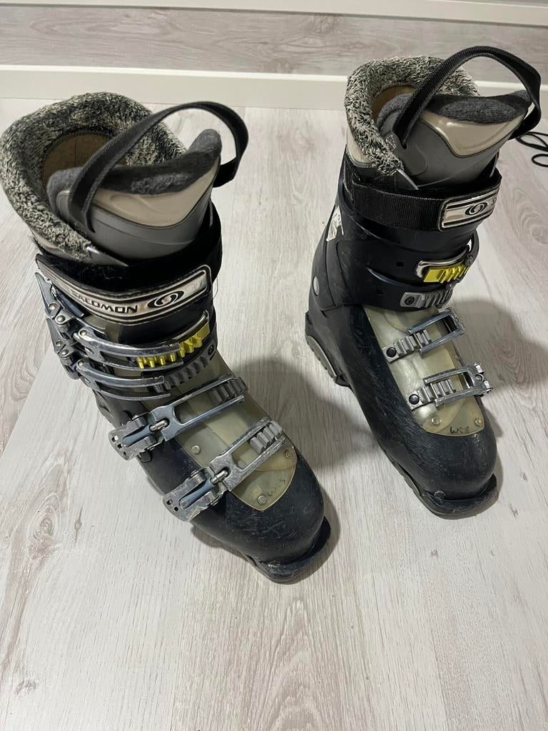 Salomon skischoenen maat 25, Sport en Fitness, Skiën en Langlaufen, Ophalen, Gebruikt, Schoenen, Salomon