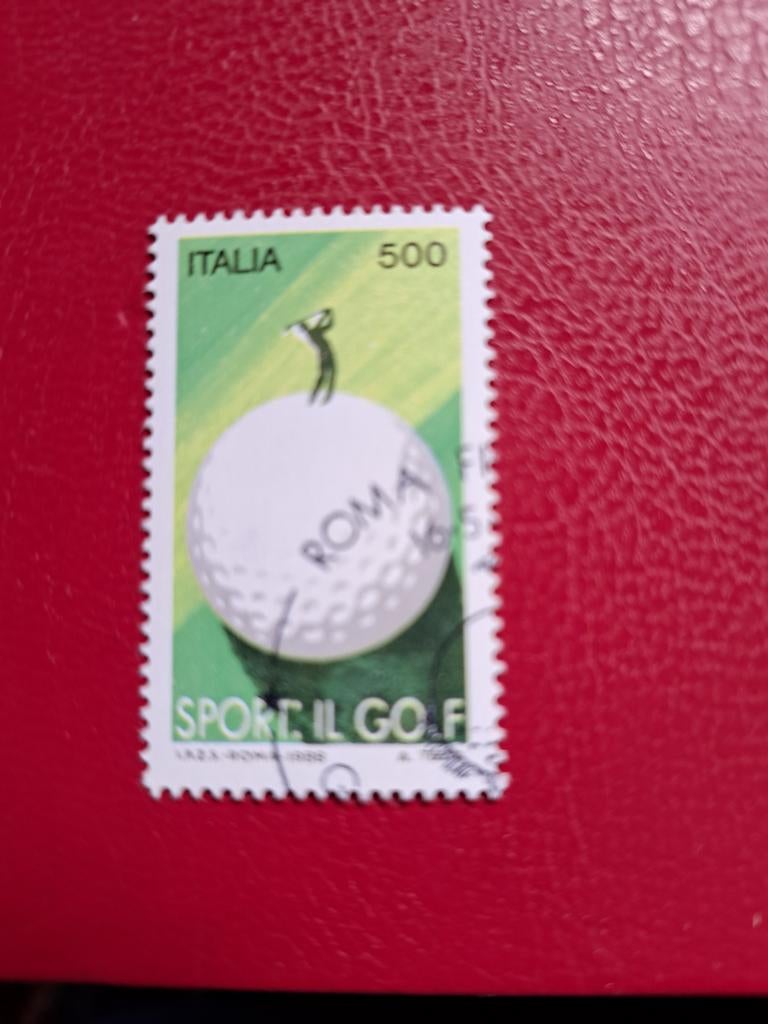 Italiaanse postzegel - Sport: Golf (1989), Ophalen of Verzenden