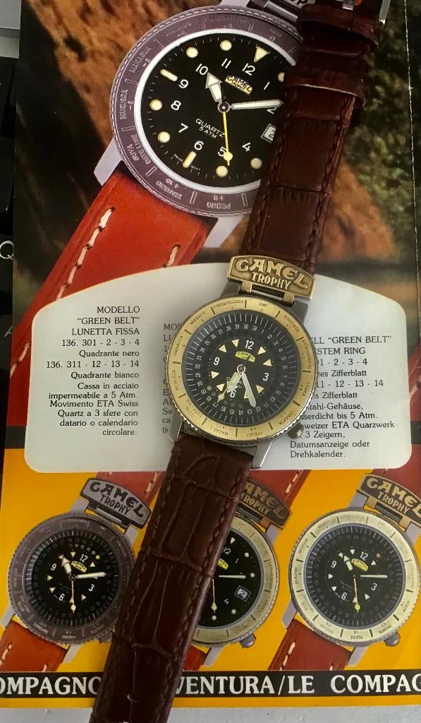 Camel Trophy Green Belt horloge, Verzenden, Overige typen