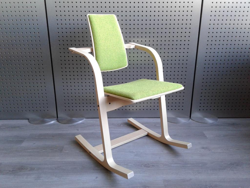 1x Variér (Stokke) Actulum (Groen), in Nieuwstaat!, Huis en Inrichting, Stoelen, Nieuw, Eén, Hout, Metaal, Stof, Overige materialen