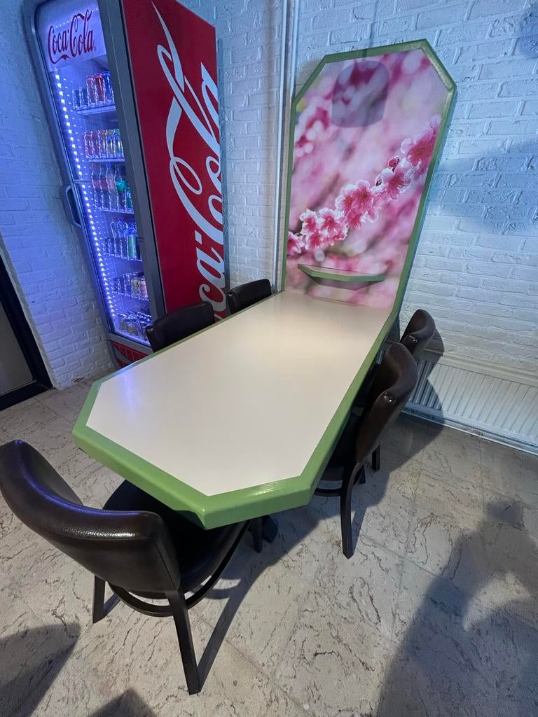 Complete Cafetaria Interieur: Stoelen, Krukken en Tafels, Zakelijke goederen, Ophalen of Verzenden, Gebruikt, Complete inventaris