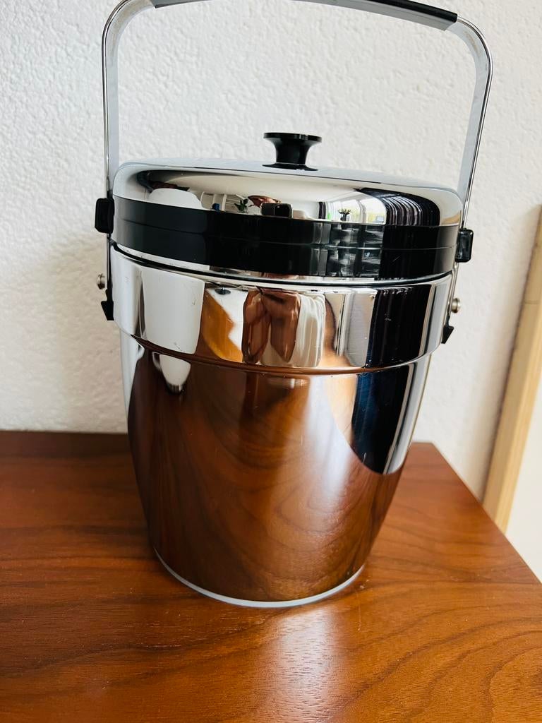 Erhard Vintage verzilverde Ijsblokjesemmer, Verzamelen, Retro, Ophalen of Verzenden, Overige typen