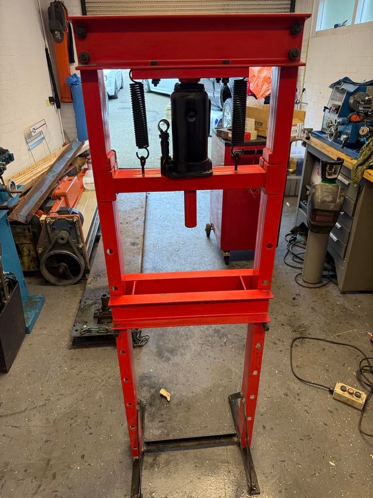 Werkplaatspers 15 ton - Rodac Shop Press, Ophalen, Gebruikt