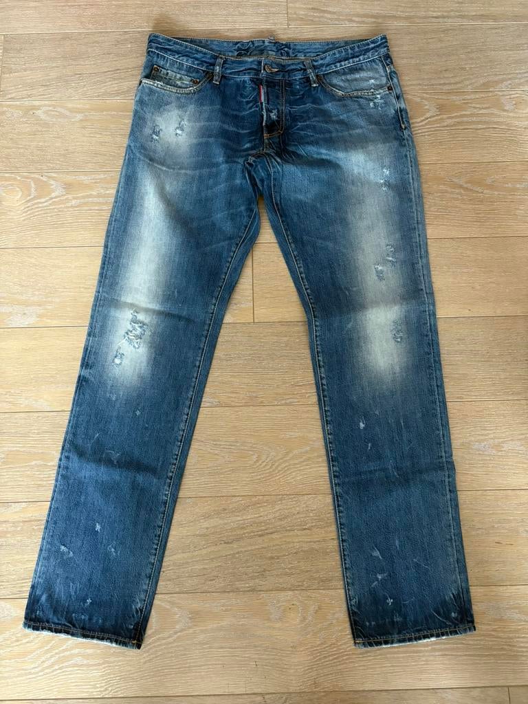Dsquared Jeans Maat 56, Kleding | Heren, Ophalen of Verzenden, Gedragen, Blauw, W40 - W42 (confectie 56/58)