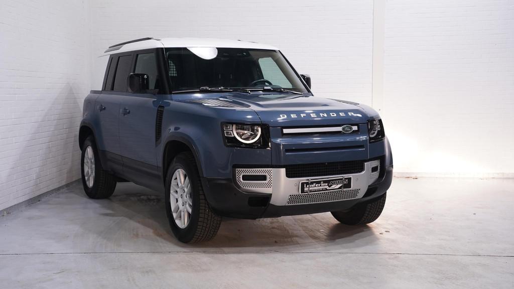 Landrover Defender 3.0 D250 110 Grijs Kenteken 3-Zits Leder, Blauw, Leder, Bedrijf, Diesel