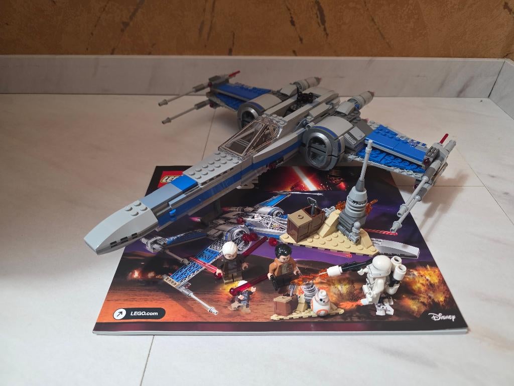 LEGO Star Wars 75149 Resistance X-wing Fighter, Ophalen of Verzenden, Zo goed als nieuw, Complete set, Lego