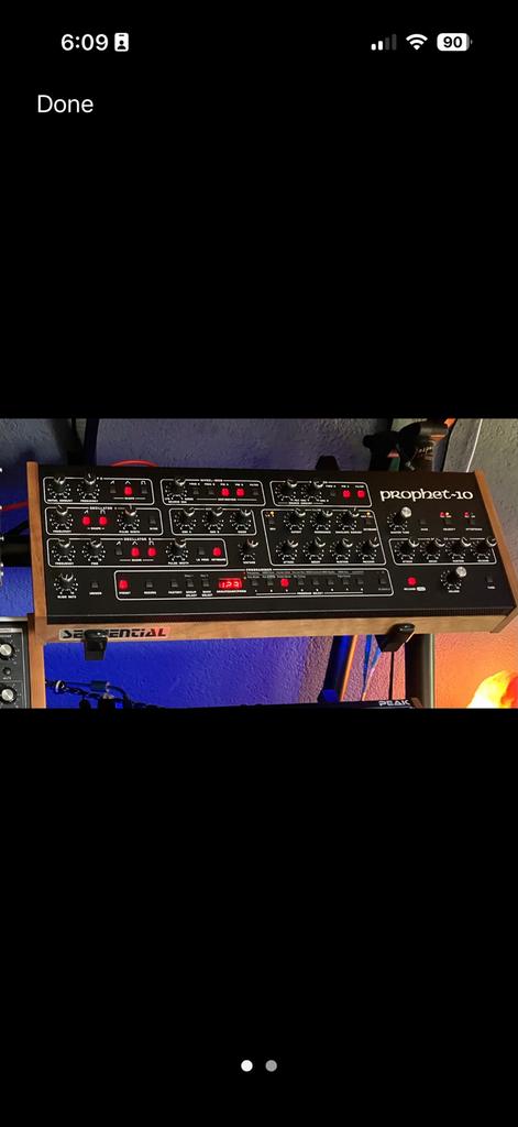 Prophet 10, Muziek en Instrumenten, Synthesizers, Ophalen of Verzenden, Zo goed als nieuw, 61 toetsen, Overige merken