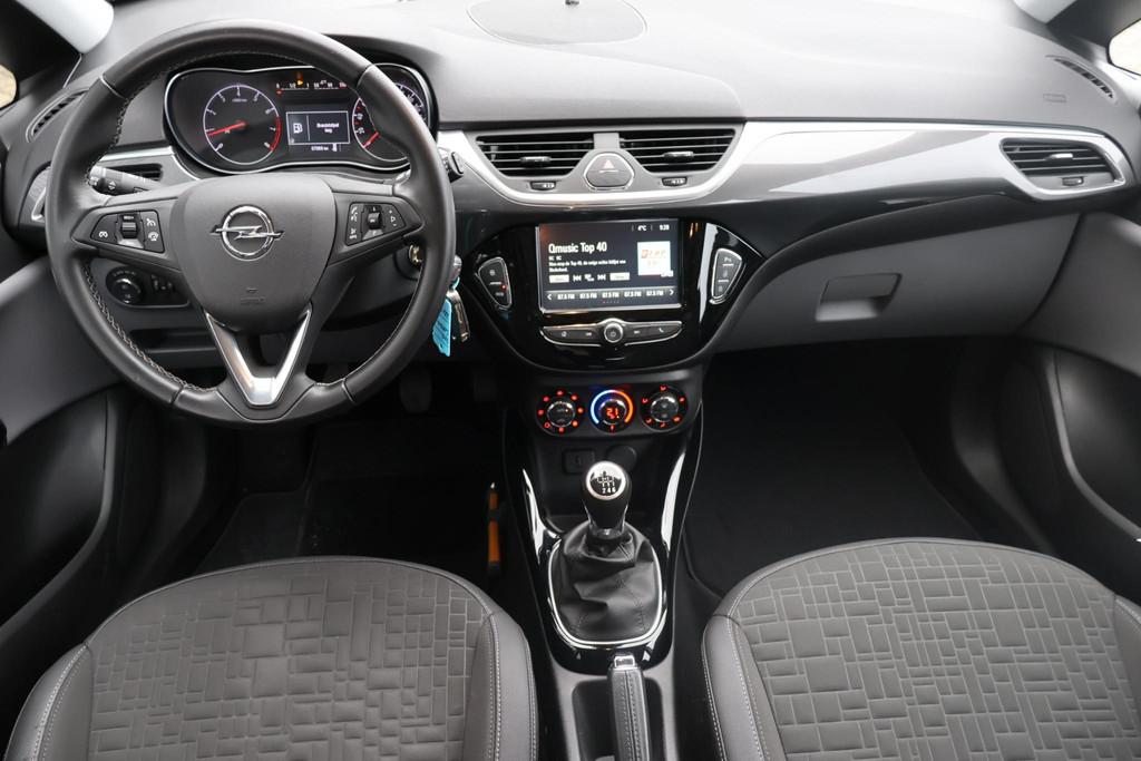 Opel Corsa 1.0 Turbo Online Edition 1e Eigenaar | Volledig O, Voorwielaandrijving, Stof, Gebruikt, Wit