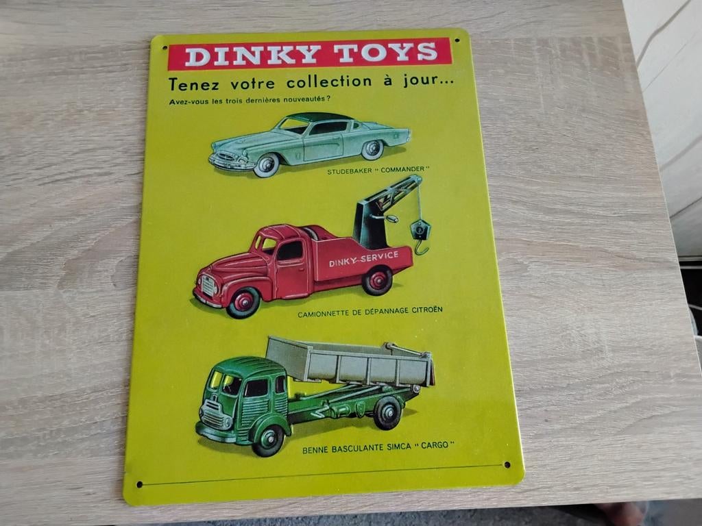DINKY  TOYS   WANDPLAAT  ATLAS, Ophalen of Verzenden