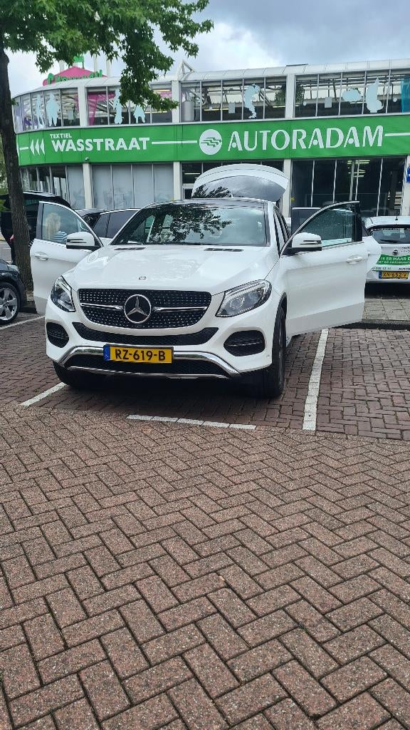 Mercedes GLE 400 coupe 4matic 9G-TRONIC, Automaat, 334 pk, Wit, Leder