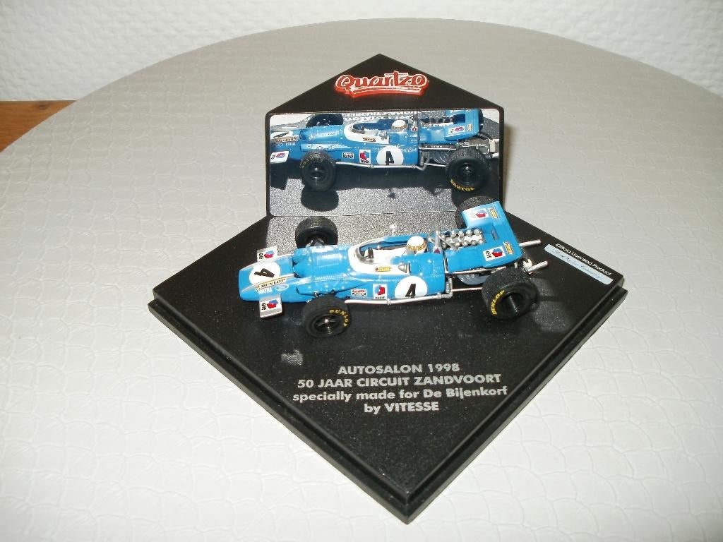 3x Formule 1 auto schaal 1-43 uit het verleden., Ophalen of Verzenden, Zo goed als nieuw, Auto, Overige merken