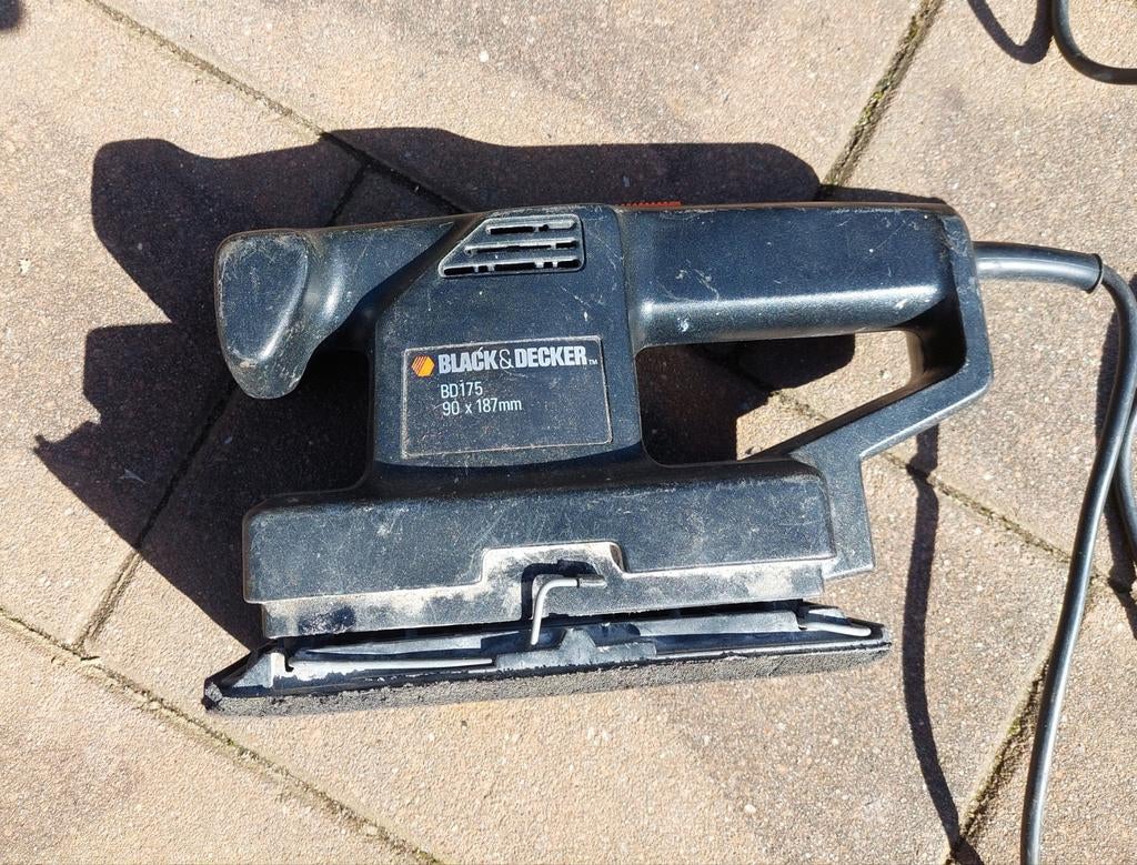 Black & Decker schuurmachine BD 175 / H1b, Ophalen of Verzenden, Minder dan 600 watt, Vlakschuurmachine