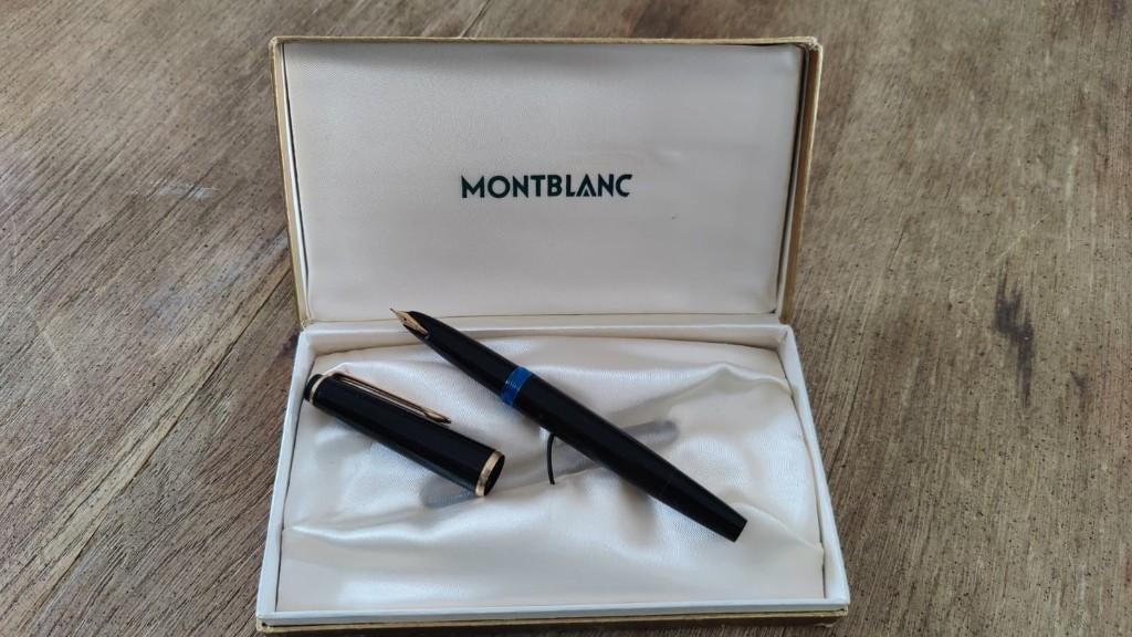 Montblanc No. 34 (1963) – 14K Gouden Penpunt – Full Set, Verzamelen, Pennenverzamelingen, Met doosje, Ophalen of Verzenden, Zo goed als nieuw