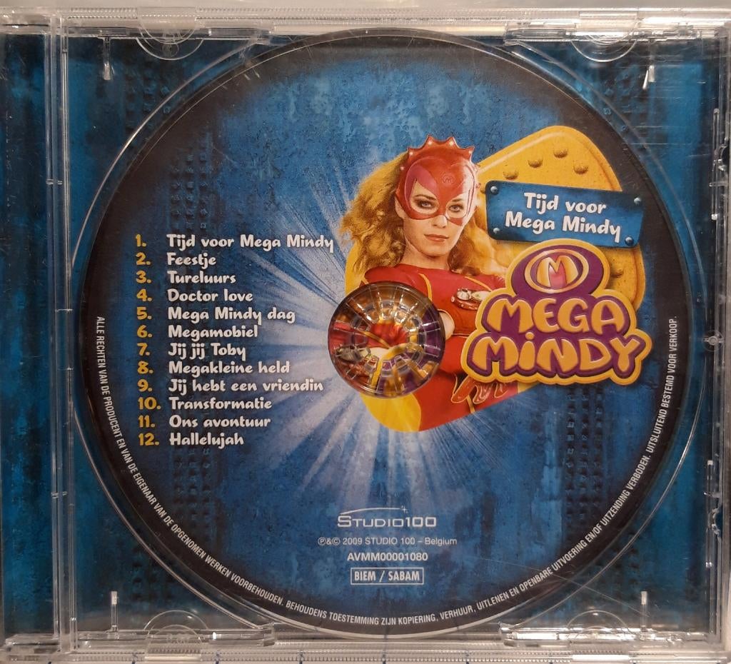 Mega Mindy Tijd voor Mega Mindy cd zonder frontpapier, Ophalen of Verzenden, Gebruikt