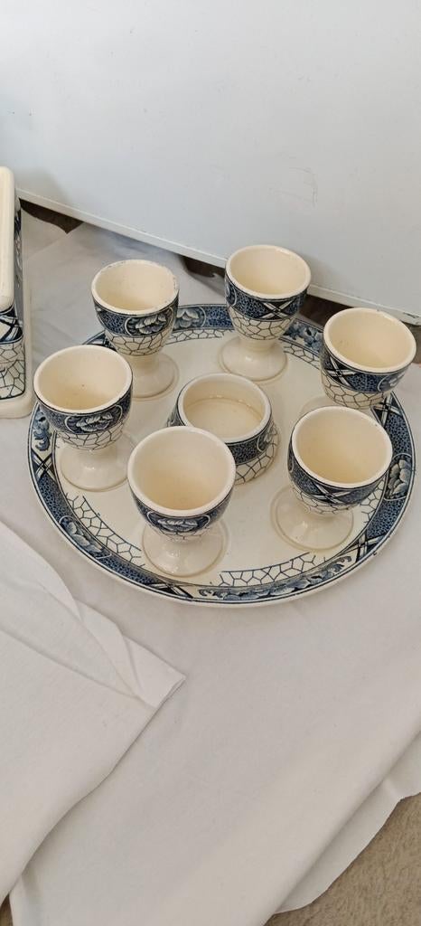 Societe Ceramique Butterflij, Antiek en Kunst, Antiek | Servies compleet, Ophalen of Verzenden
