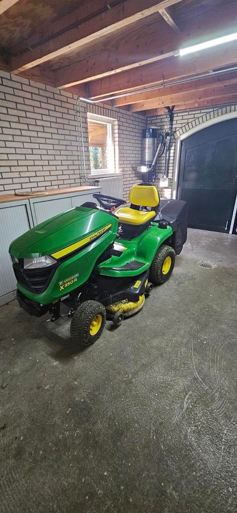 John Deere X350R  Zitmaaier - Zo goed als nieuw (46 uur), John Deere, Cirkelmaaier, Ophalen of Verzenden, Zo goed als nieuw