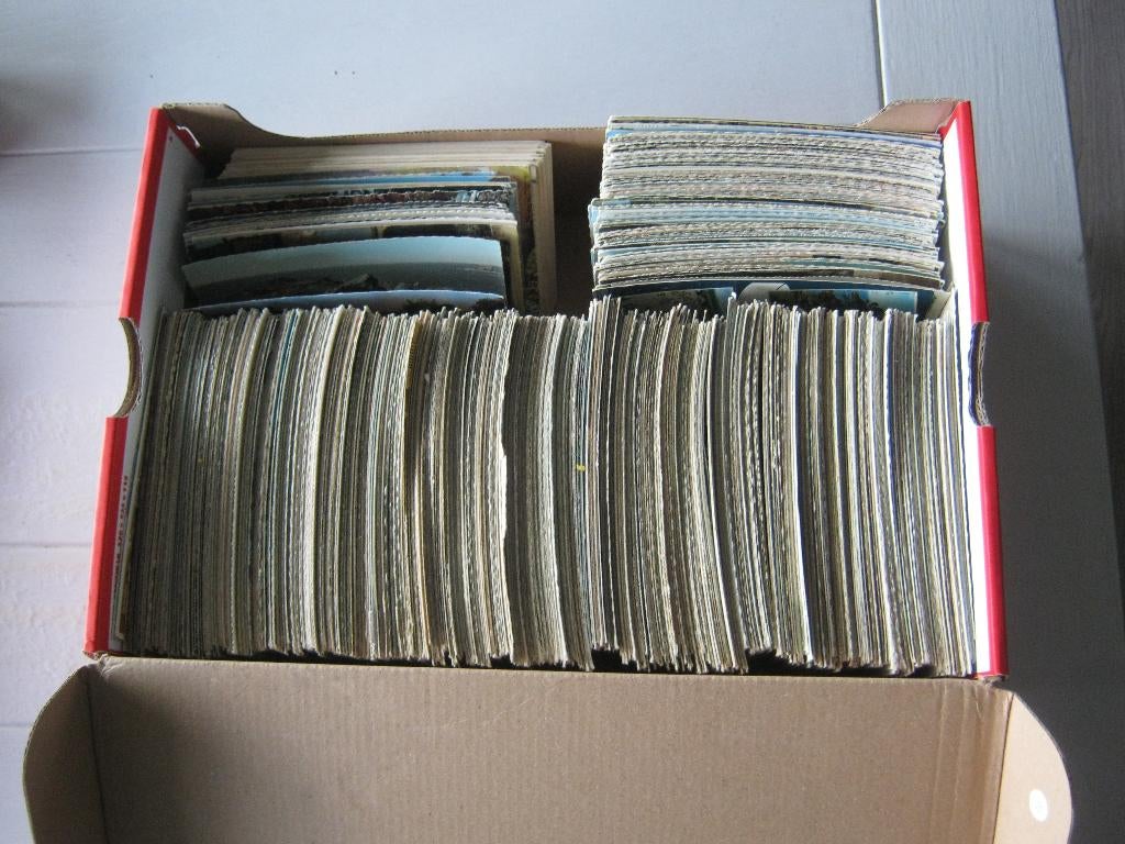 Partij Schoenendoos Frankrijk Kleur Kleinformaat., Verzamelen, Ophalen of Verzenden, 1940 tot 1960, Frankrijk