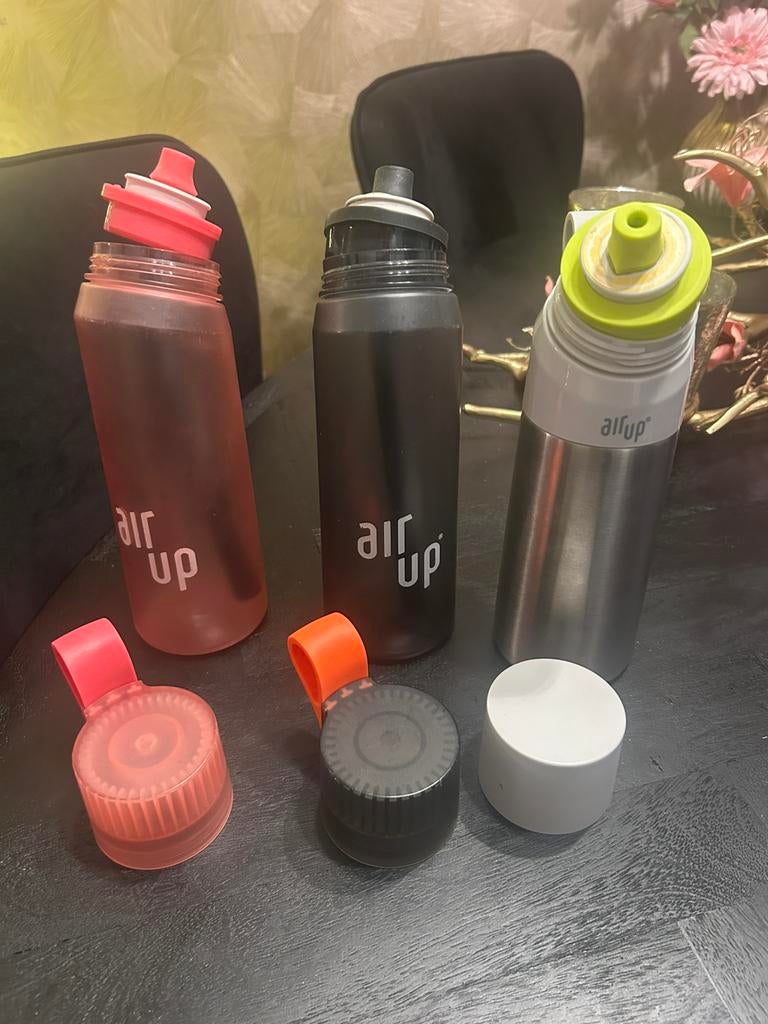 Air up flessen, Sport en Fitness, Bidons, Ophalen of Verzenden, Zo goed als nieuw