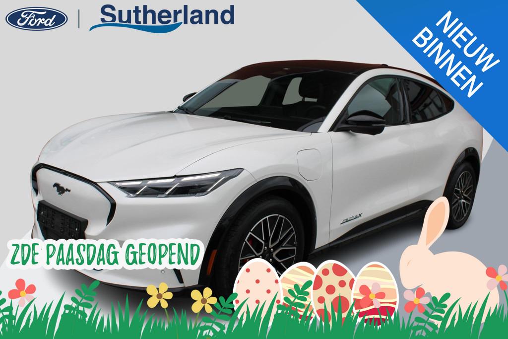 Ford Mustang Mach-E Extended Premium AWD 91 kWh 370pk | Tech, Stof, Zwart, Origineel Nederlands, Vierwielaandrijving