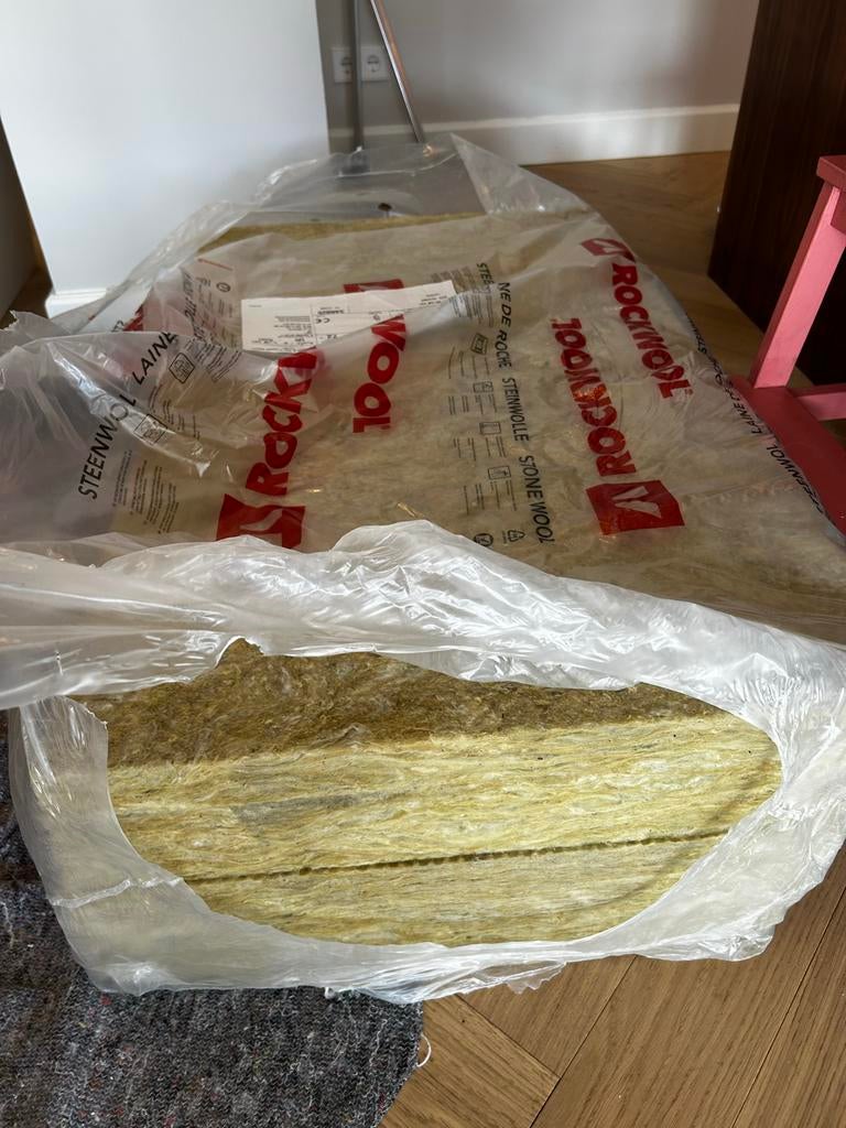 Rockwool Steenwol isolatie, Ophalen, Nieuw, Steenwol, Minder dan 5 m²
