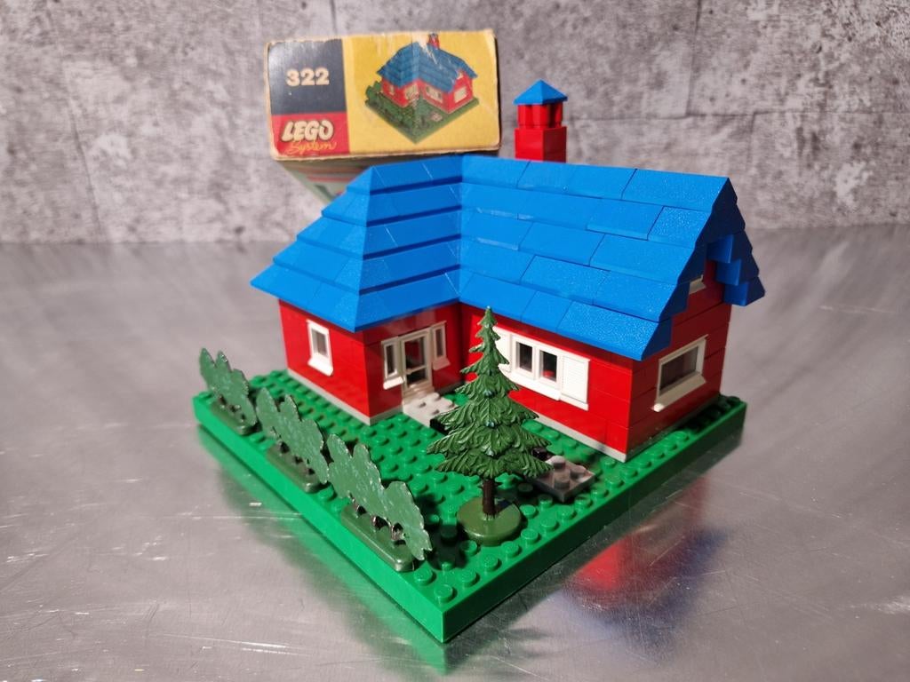 Lego vintage townhouse 322-2, Ophalen of Verzenden, Gebruikt