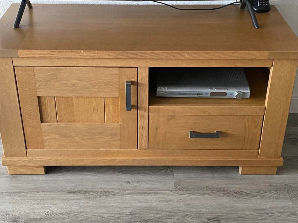 Licht eiken tv kast, Huis en Inrichting, Kasten | Televisiemeubels, Minder dan 100 cm, 25 tot 50 cm, Ophalen of Verzenden