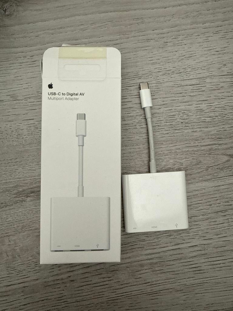 Apple USB-C naar Digitale AV Multiport Adapter, Ophalen of Verzenden, Gebruikt