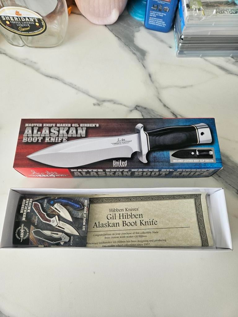 Gil Hibben's Alaskan Boot knife, Ophalen of Verzenden, Landmacht