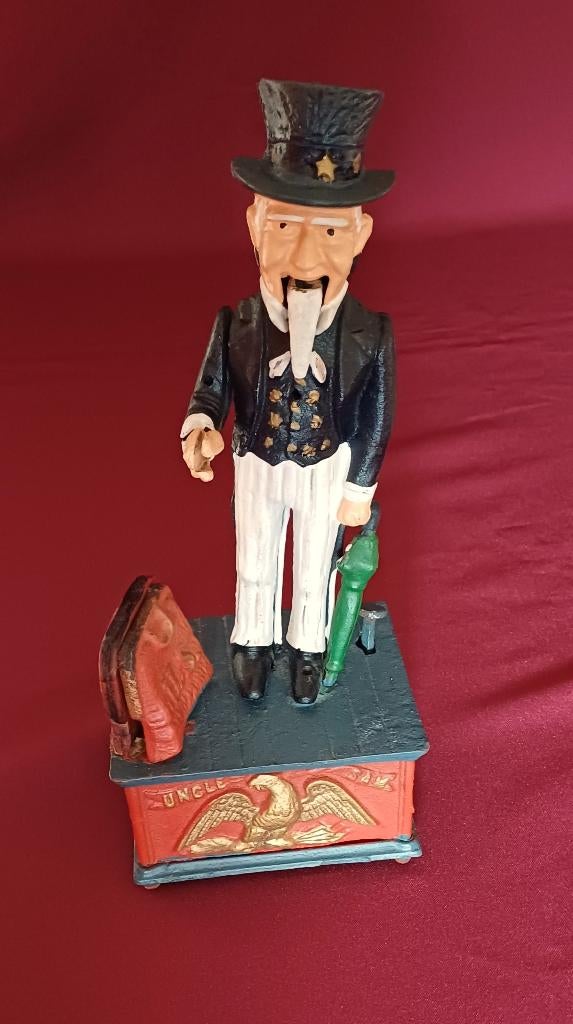 gietijzer spaarpot 29 cm, Ophalen of Verzenden