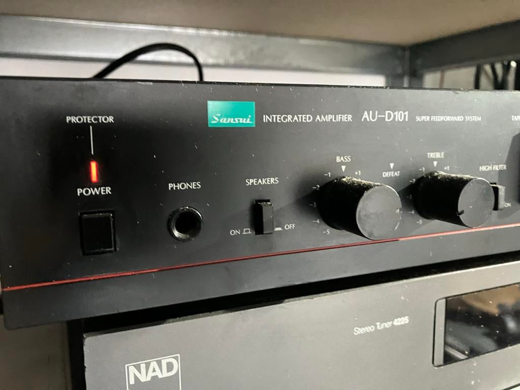 Sansui AU-D101 Geïntegreerde Versterker - Super Feedforward, Overige merken, Gebruikt, Ophalen of Verzenden, Minder dan 60 watt