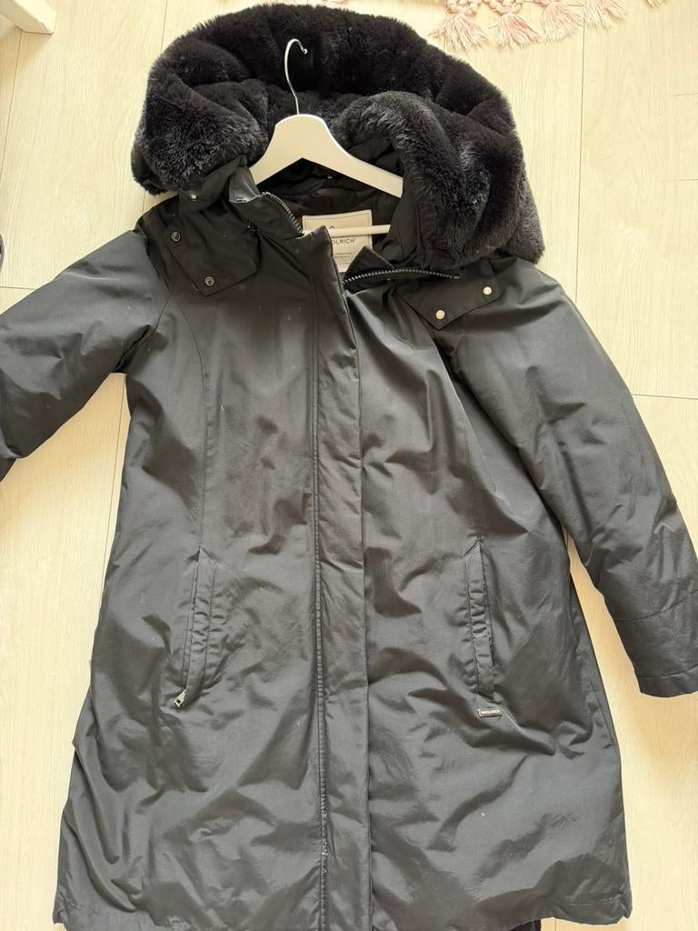 Dames woolrich orgineel, Ophalen of Verzenden, Zo goed als nieuw, Maat 46/48 (XL) of groter, Zwart