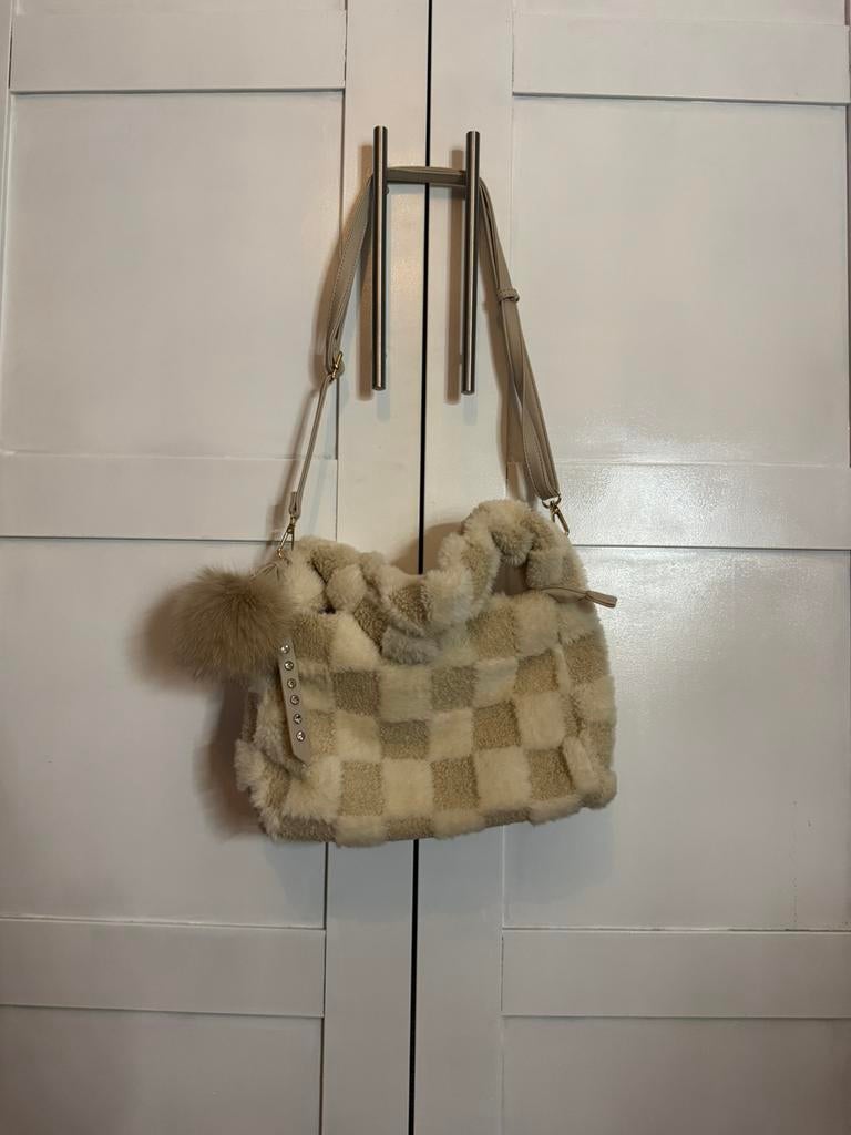 Teddy tas, Ophalen of Verzenden, Zo goed als nieuw, Beige, Overige typen