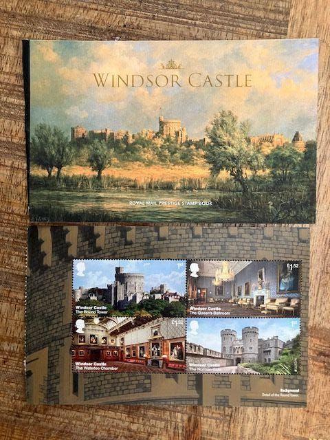 Engeland velletje prestige boekje DY20 Windsor Castle, Postzegels en Munten, Verzenden, Postfris