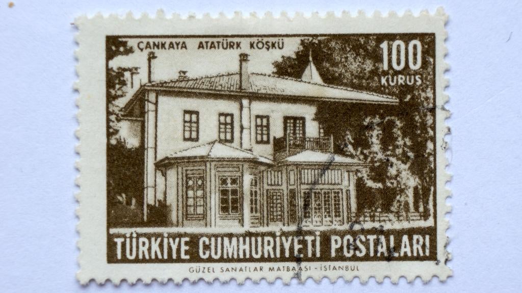 Postzegel Turkije. Gestempeld., Ophalen of Verzenden, Overige landen, Gestempeld