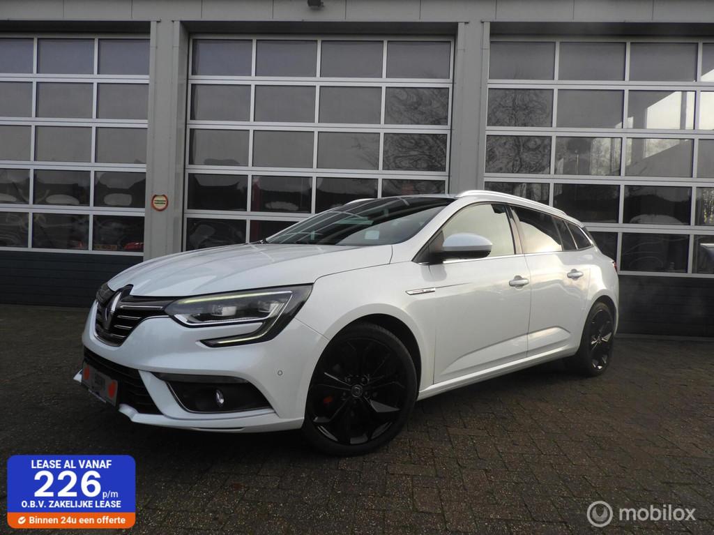 Renault Megane Estate 1.2 TCe Bose wit parelmoer, Auto's, Parkeersensor, Gebruikt, Euro 6, 4 cilinders