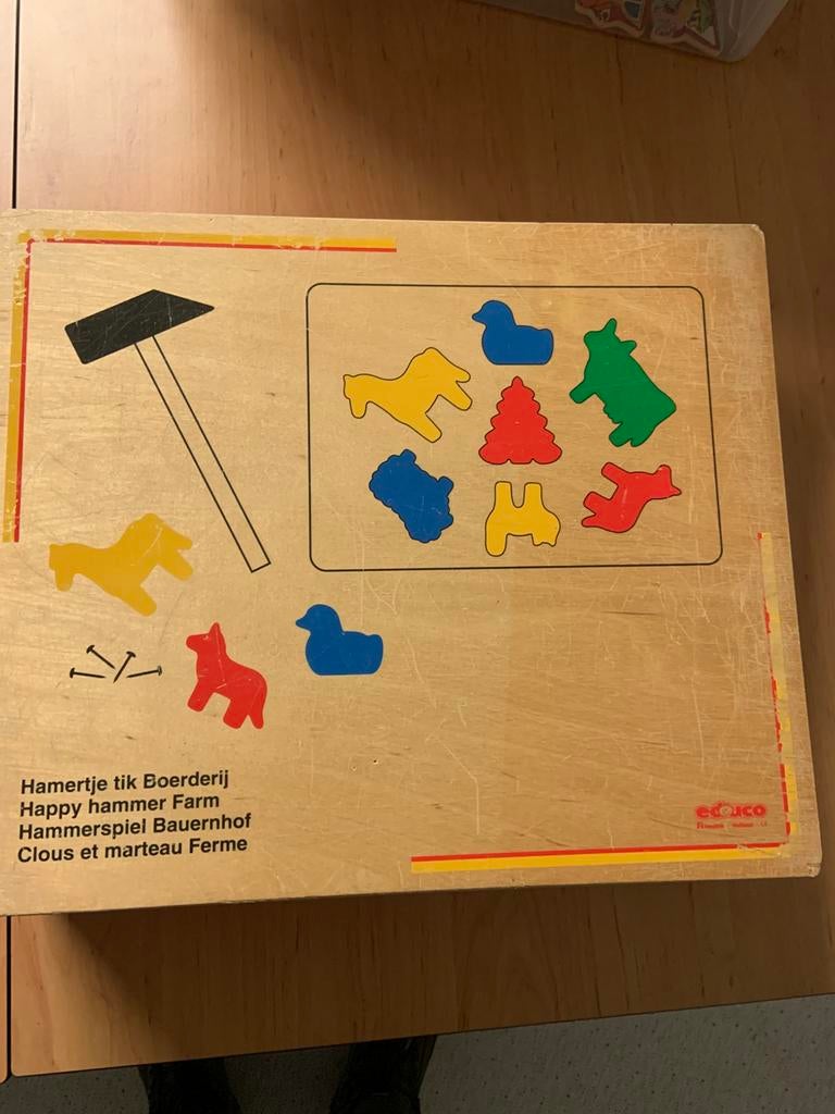 Educo, hamertje tik, Kinderen en Baby's, Speelgoed | Houten speelgoed, Ophalen of Verzenden, Gebruikt