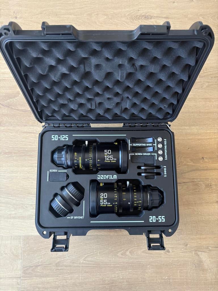 DZOFilm Pictor 20-55MM & 50-125mm T2.8 Zoom Lens Bundle, Ophalen of Verzenden, Zo goed als nieuw, Standaardlens, Zoom
