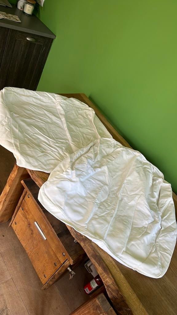 IKEA Grönlid 2-zits bankhoezen wit/crème (deelset), Ophalen, Gebruikt, Wit