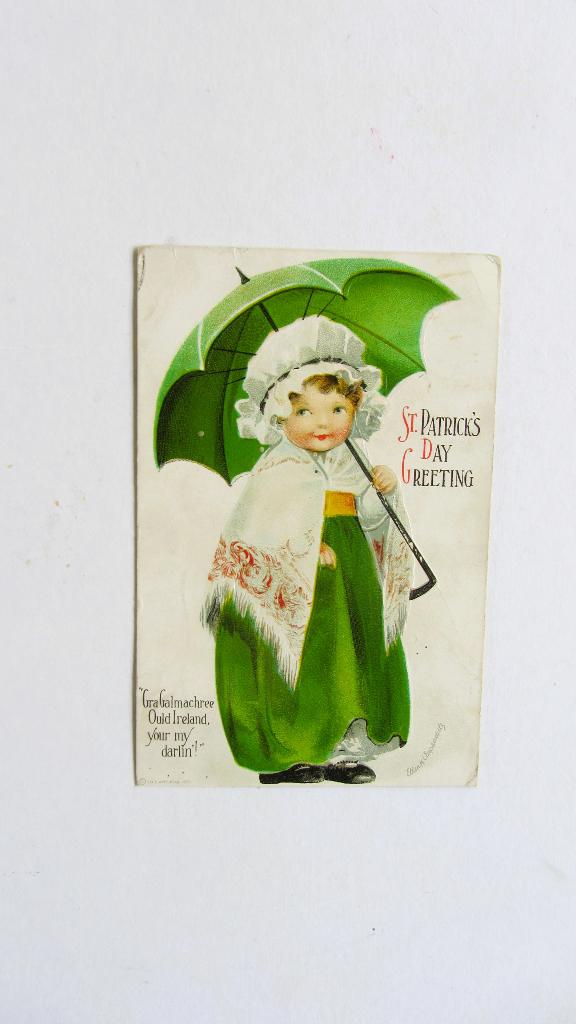 St Patricks Day Greeting 1922, Ophalen of Verzenden, 1920 tot 1940, Gelopen, Overige thema's
