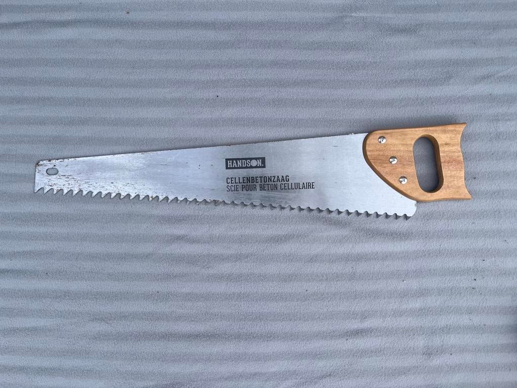 Cellenbetonzaag, Ophalen, Zo goed als nieuw