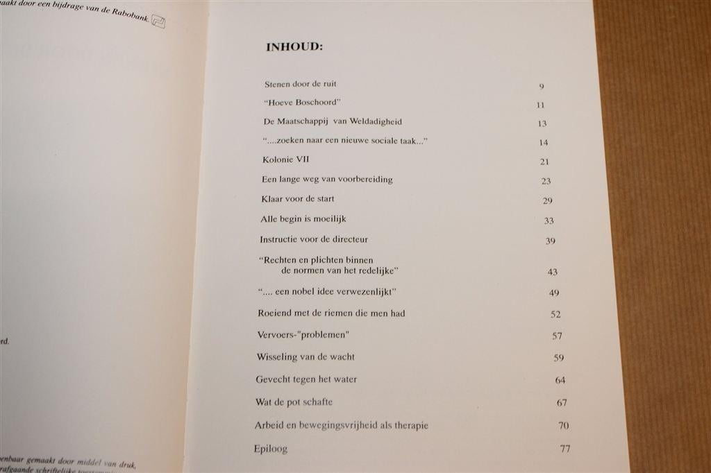 Hoeve Boschoord — Geschiedenis van Zorgboerderij Boschoord, Ophalen of Verzenden, Gelezen