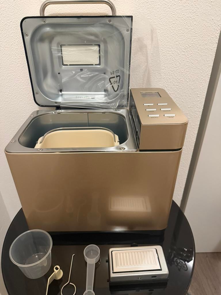 Broodbakmachine Nieuw, Witgoed en Apparatuur, Met timer, 800 tot 1200 gram deeg, Nieuw, Ophalen of Verzenden