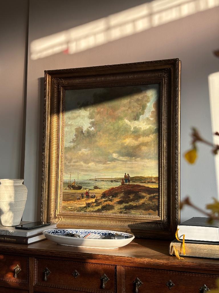 Ontzettend mooi antiek schilderij, Ophalen