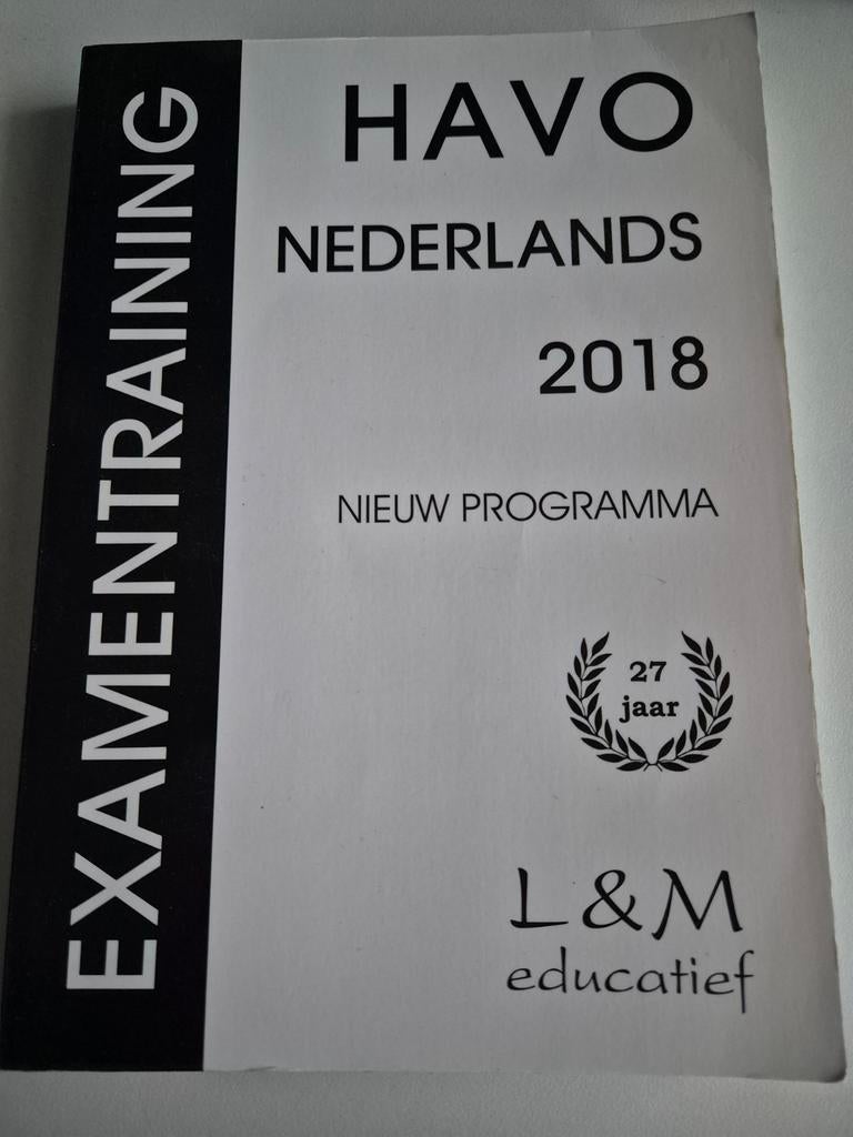Examentraining HAVO Nederlands 2018, Ophalen of Verzenden