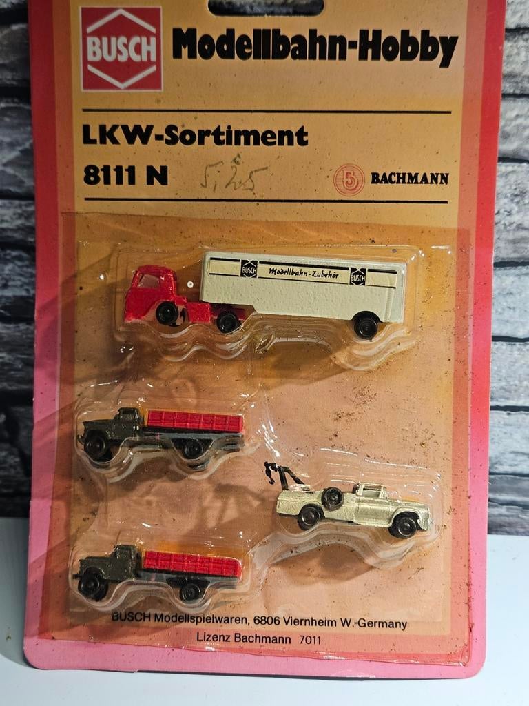 Busch Amerikaanse voertuigen N spoor trein 1:160, Hobby en Vrije tijd, Modeltreinen | N-Spoor, Overige merken, Gelijkstroom of Wisselstroom